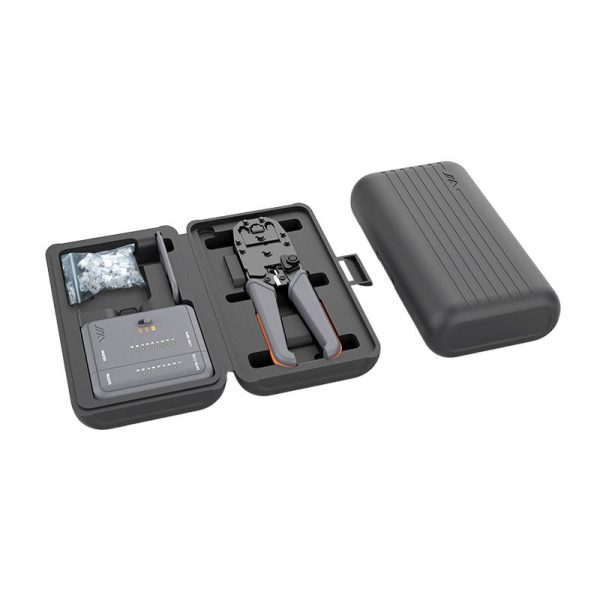 5-in-1 Kit: Cable Tester, Crimper, Stripping Knife, Case, RJ45 Plugs Jimi Home JM-GTW5N - Image 2