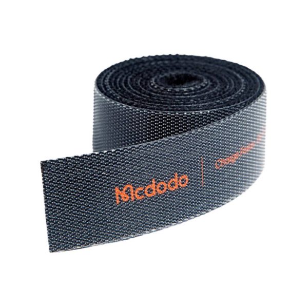 Velcro tape, cable organizer Mcdodo VS-0960 1m (black) - Image 2