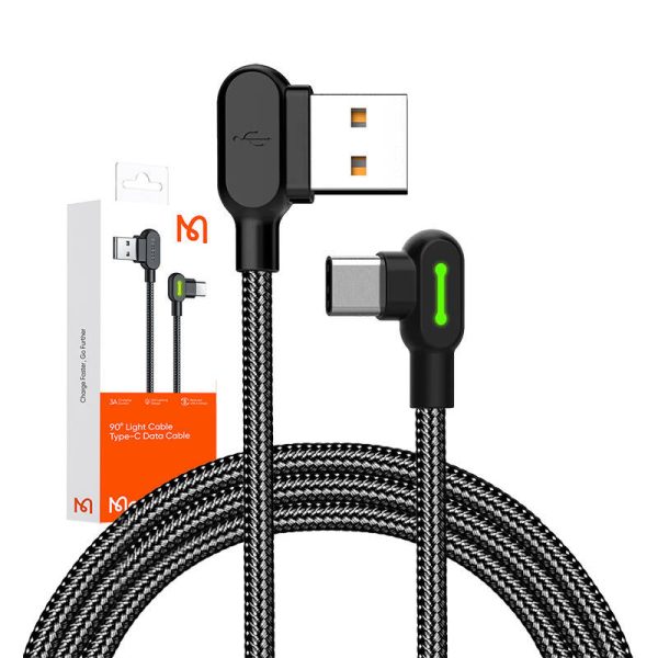 USB to USB-C cable Mcdodo CA-5280 LED, 3m (black) - Image 4