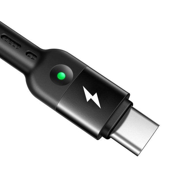 USB Spring Cable to USB-C Mcdodo Omega CA-6420 1.8m (Black) - Image 2