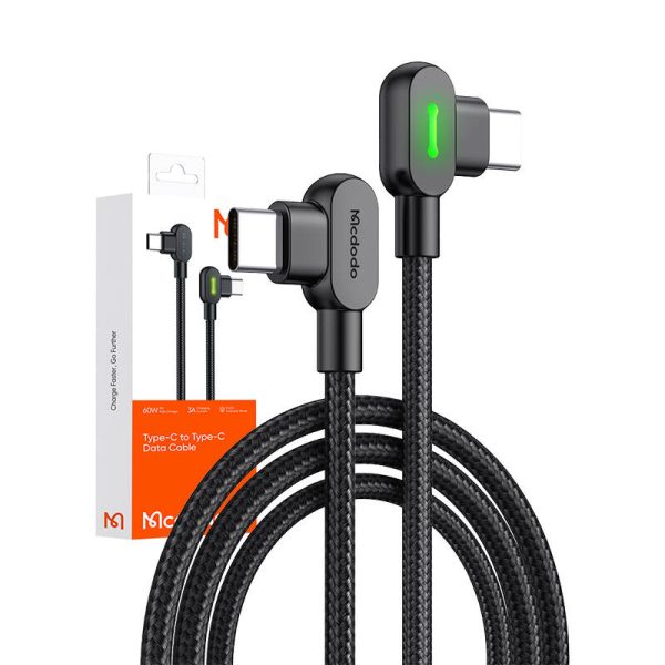USB-C to USB-C Mcdodo 60W Cable, 2m (Black) - Image 5