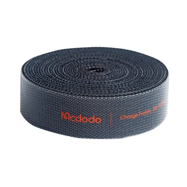 Velcro tape, cable organizer Mcdodo VS-0961, 3m (black) - Image 2
