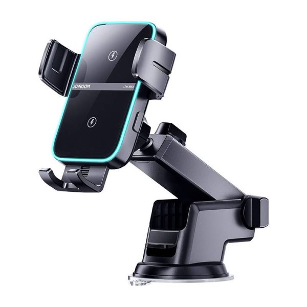 Car Dashboard Holder Joyroom JR-ZS246 with Qi Inductive Charger (Black) - Image 2