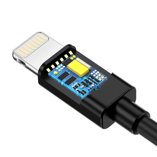 USB to Lightning cable Choetech IP0026, MFi,1.2m (black) - Image 2
