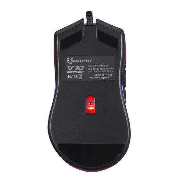 MMotospeed V70 Wired Gaming Mouse Black - Image 2
