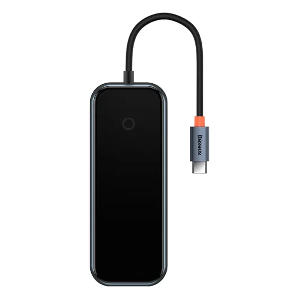 Hub 5in1 Baseus AcmeJoy series USB-C to 2xUSB 3.0 + USB 2.0 + USB-C PD + HDMI (dark grey) - Image 2