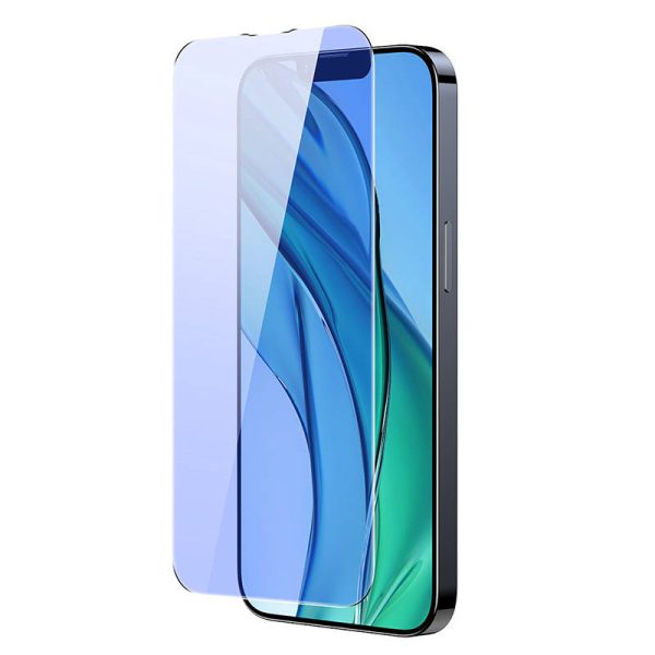 Baseus Tempered Glass Anti-blue light 0.3mm for iPhone 14/13/13 Pro (2pcs) - Image 4