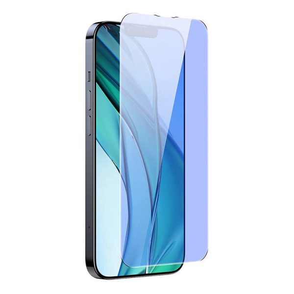 Baseus Tempered Glass Anti-blue light 0.3mm for iPhone 14/13/13 Pro (2pcs) - Image 6