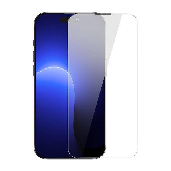 Baseus Crystal Tempered Glass Dust-proof 0.3mm for iPhone 14 Pro (2pcs) - Image 2