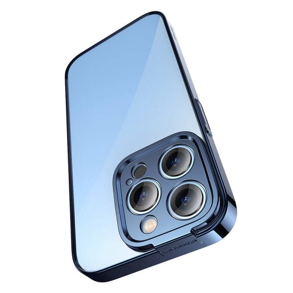 Baseus Glitter Transparent Case and Tempered Glass set for iPhone 14 Pro Max (blue) - Image 5