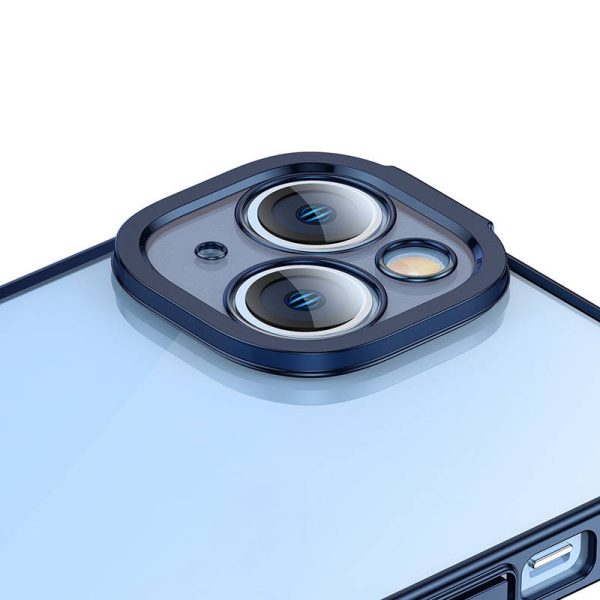 Baseus Glitter Transparent Case and Tempered Glass set for iPhone 14 Plus (blue) - Image 6
