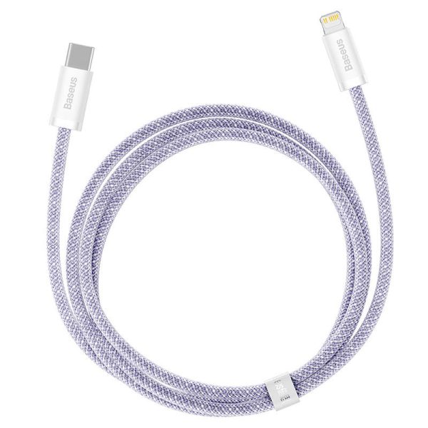 USB-C cable for Lightning Baseus Dynamic 2 Series, 20W, 1m (purple) - Image 3
