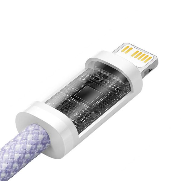 USB-C cable for Lightning Baseus Dynamic 2 Series, 20W, 1m (purple) - Image 4