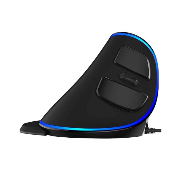 Wired Vertical Mouse Delux M618PU (A825) 7200DPI - Image 2