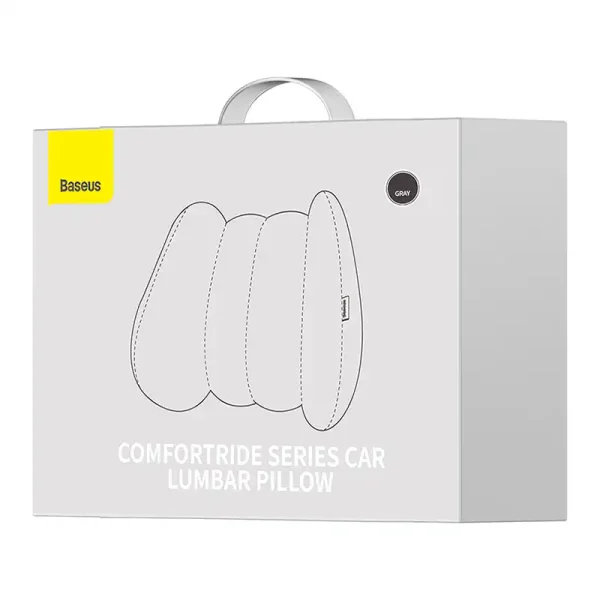 Car Lumbar Pillow Baseus Comfort Ride (Grey) - Image 6