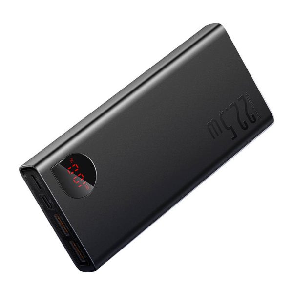 Powerbank Baseus Adaman Metal, 20000mAh, 2xUSB, USB-C, Lightning, microUSB  22.5W (black) - Image 5