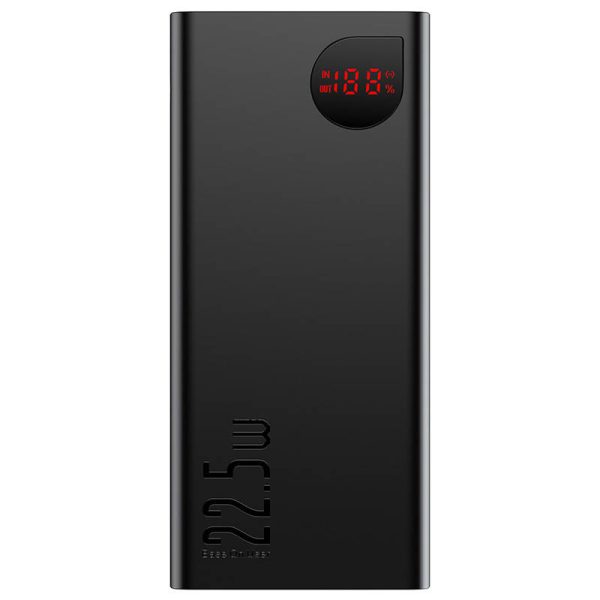 Powerbank Baseus Adaman Metal, 20000mAh, 2xUSB, USB-C, Lightning, microUSB  22.5W (black) - Image 6
