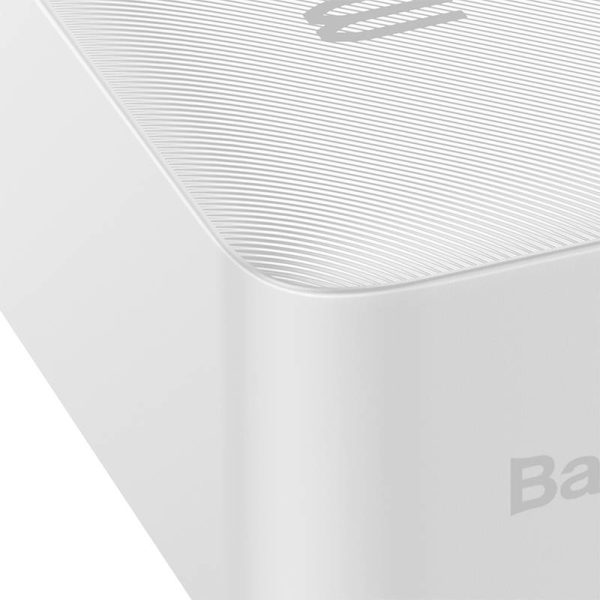 Powerbank Baseus Bipow 30000mAh, 20W (white) — изображение 3