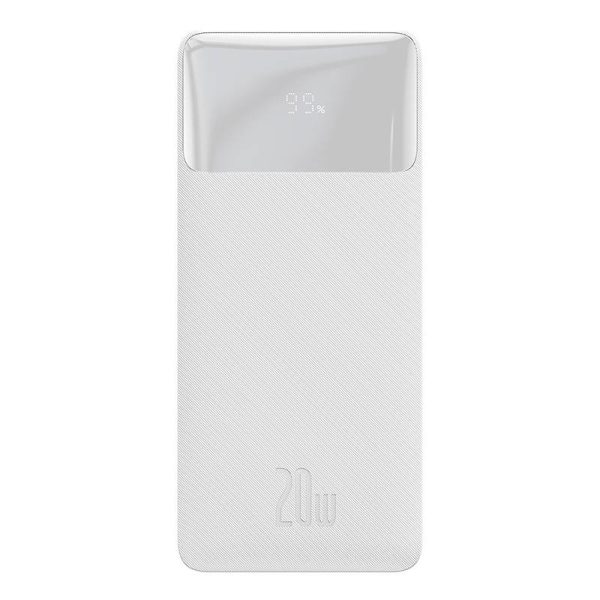 Powerbank Baseus Bipow 30000mAh, 20W (white) — изображение 6