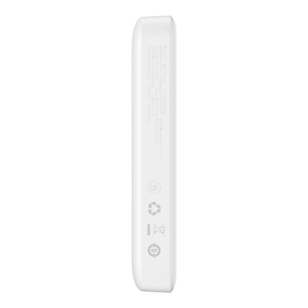 Powerbank Baseus Magnetic, 10000mAh, USB-C 20W, MagSafe (white) - Image 3