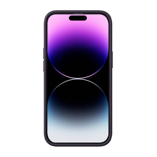Baseus Liquid Silica Gel Case for iPhone 14 Pro (Elderberry)+ tempered glass + cleaning kit - Image 6