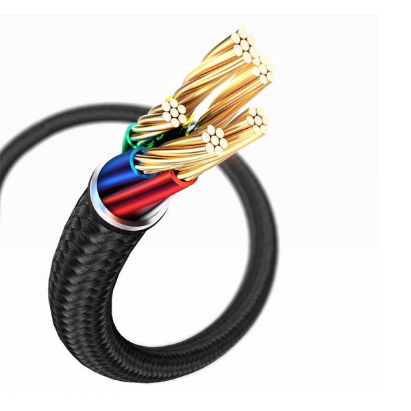 USB to USB-C cable, Mcdodo CA-7460, 0.2m (black) - Image 3