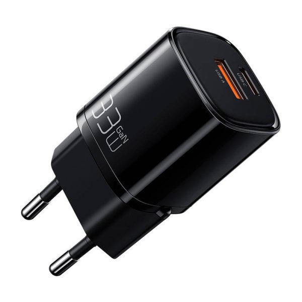 Charger Mcdodo Nano GaN CH-0151, USB + USB-C, 33W (black) - Image 2
