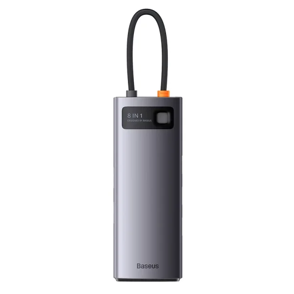 Hub 8in1 Baseus StarJoy Series, USB-C to 3x USB 3.1 + HDMI + USB-C PD + RJ45 + microSD/SD - Image 2