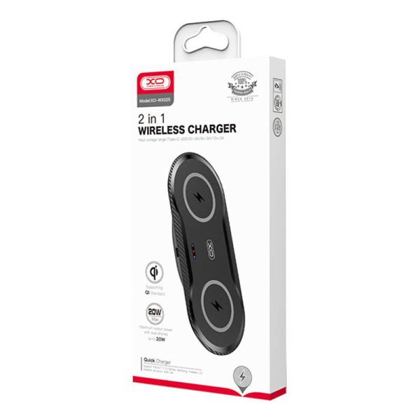 Wireless charger XO WX025, 20W - Image 3
