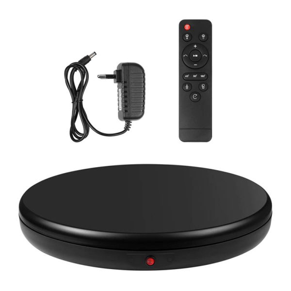 Rotating display stand Puluz 45 cm (black) - Image 3