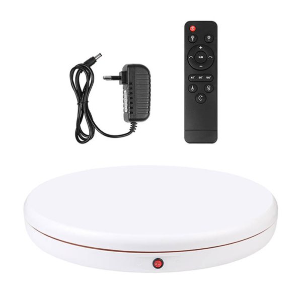 Rotating display stand Puluz 45 cm (white) - Image 3