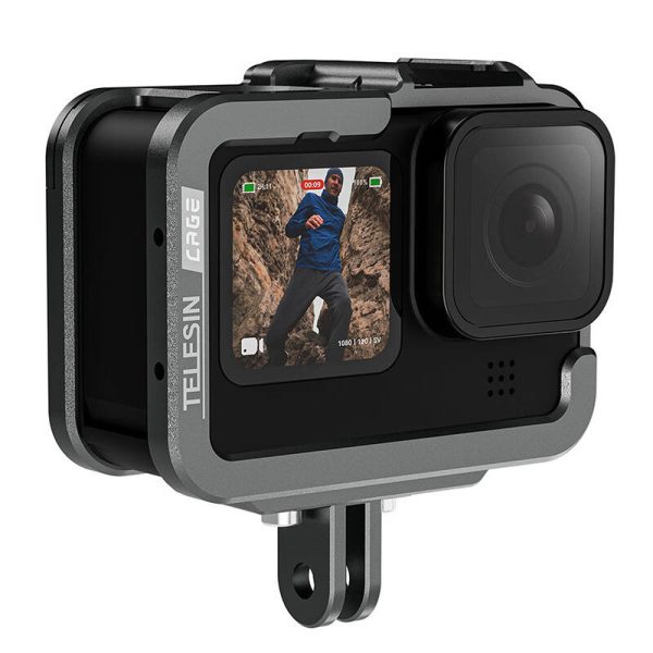 TELESIN Alu cage for GoPro Hero 12/11/10/9 - Image 2