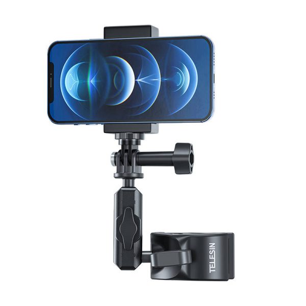 TELESIN Universal Handlebar Tube Clamp Mount for action cameras - Image 4