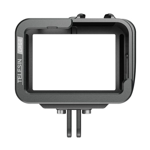 TELESIN Aluminum cage for GoPro Hero 12/11/10/9 +vertical adapter — изображение 3