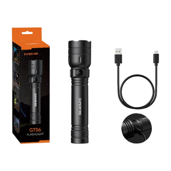 Flashlight Superfire GTS6, 360lm, USB-C - Image 3