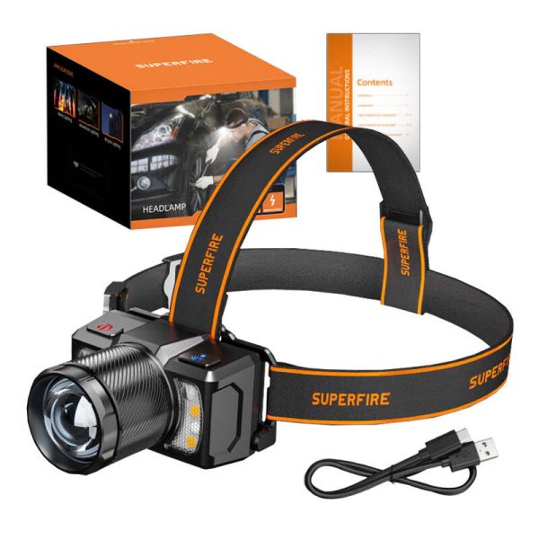 Headlight Superfire HL25, 700lm, USB-C - Image 2
