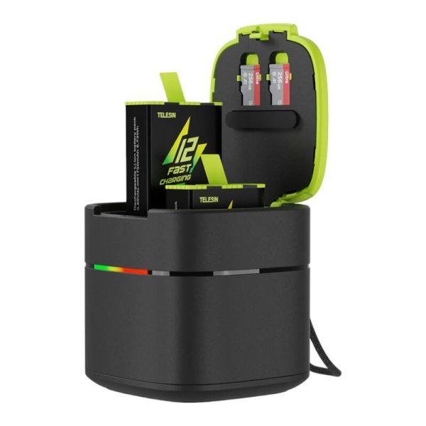 TELESIN Fast charge box +2 battery for GoPro Hero 9/10/11/12 GP-FCK-B11 — изображение 4