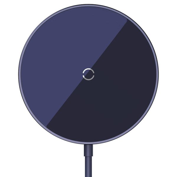 Magnetic Wireless Charger Baseus Simple Mini3 15W (Dusty purple) — изображение 3