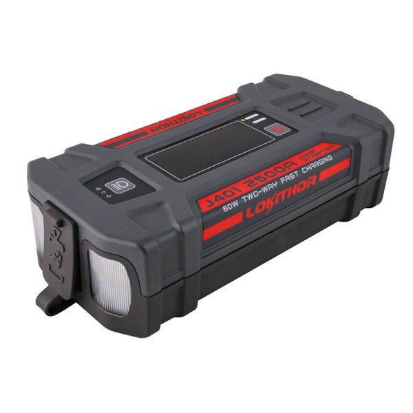 Lokithor J401 Jump Starter / Booster 2500A + Powerbank 20000mAh + Flashlight 4-in-1 Device - Image 4