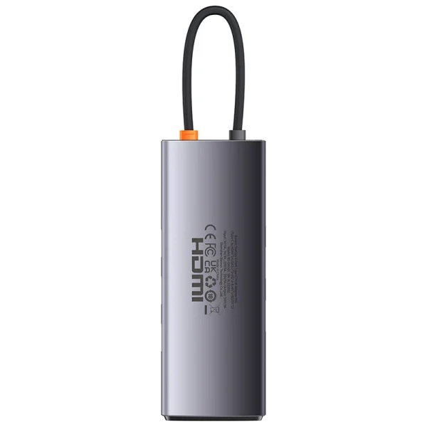 Hub 8w1 Baseus StarJoy Metal Glam Series, USB-C do HDMI + 3 x USB 3.0 + USB-C PD + RJ45 + SD/TF - Image 5