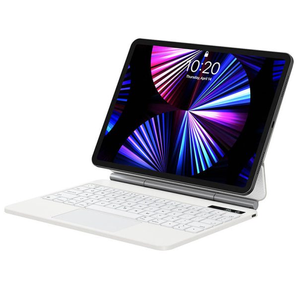 Case with keyboard for iPad Baseus Brilliance PRO 10, 10.9" (white) - Image 2