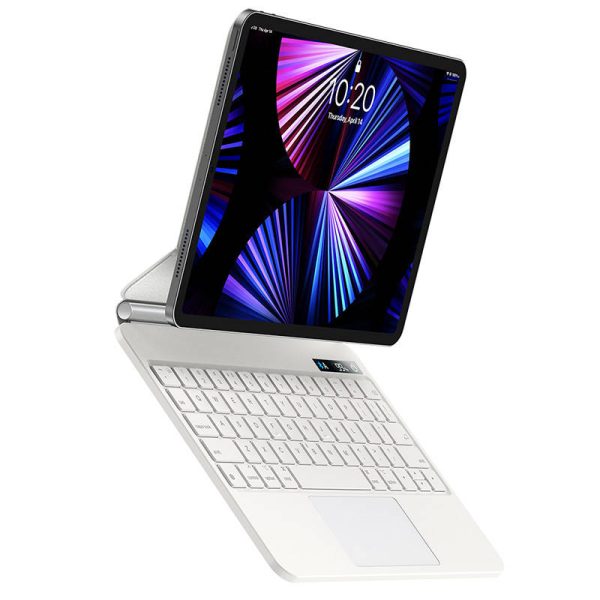 Case with keyboard for iPad Baseus Brilliance PRO 10, 10.9" (white) - Image 3