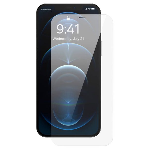 Baseus Schott HD Tempered Glass with dust filter 0.3mm for iPhone 12 Pro Max - Image 2