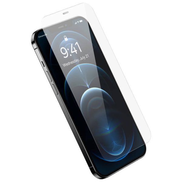Baseus Schott HD Tempered Glass with dust filter 0.3mm for iPhone 12 Pro Max - Image 5