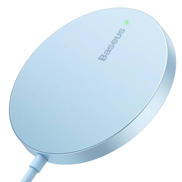 Magnetic Wireless Charger Baseus Simple Mini 3 15W (Blue) - Image 2
