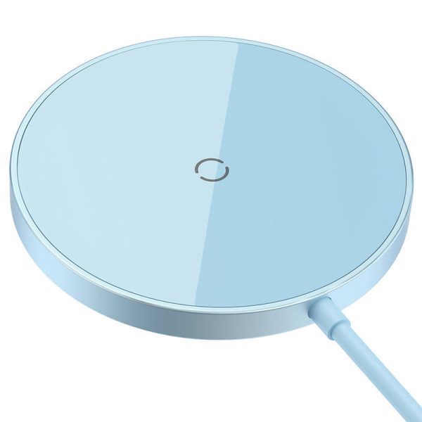 Magnetic Wireless Charger Baseus Simple Mini 3 15W (Blue) - Image 3