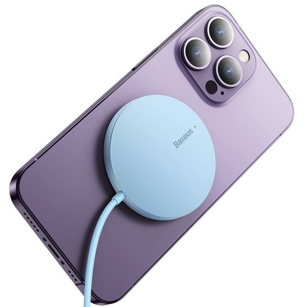 Magnetic Wireless Charger Baseus Simple Mini 3 15W (Blue) - Image 6