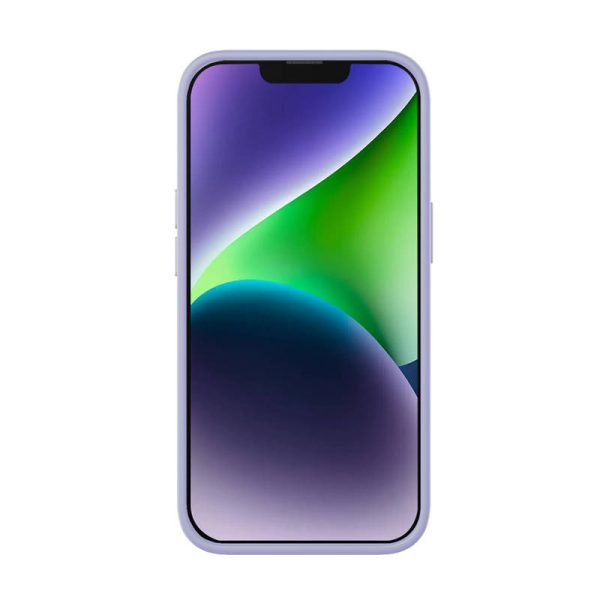 Baseus Liquid Silica Gel Case for iPhone 14 Plus (lavender)+ tempered glass + cleaning kit - Image 2