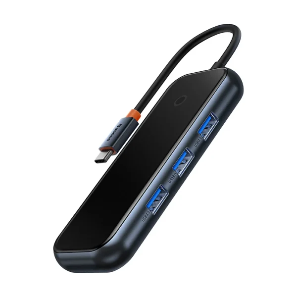 Adapter 4w1 Baseus Hub USB-C na 4xUSB 3.0 (Dark Grey) - Image 6
