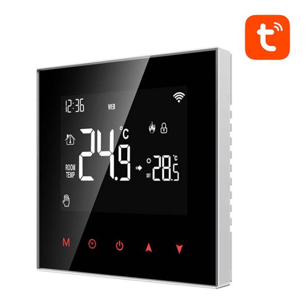 Inteligentny termostat boilera CWU Avatto ZWT100 3A ZigBee TUYA - Image 2